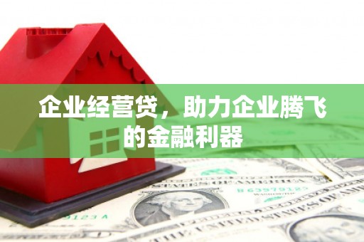 杭州企业经营贷，助力企业腾飞的金融利器