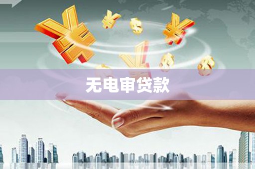 杭州无电审贷款