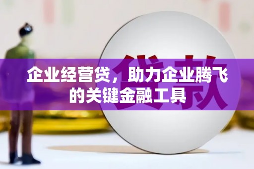杭州企业经营贷，助力企业腾飞的关键金融工具