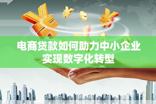 杭州电商贷款如何助力中小企业实现数字化转型
