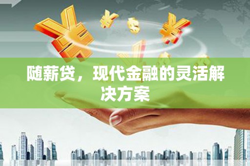 杭州随薪贷，现代金融的灵活解决方案