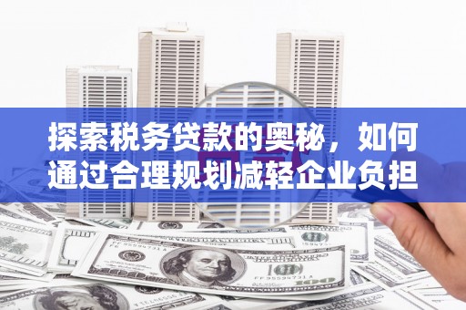 杭州探索税务贷款的奥秘，如何通过合理规划减轻企业负担