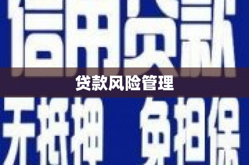 杭州贷款风险管理
