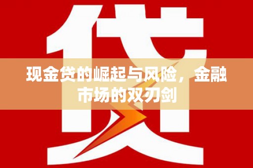 杭州现金贷的崛起与风险，金融市场的双刃剑