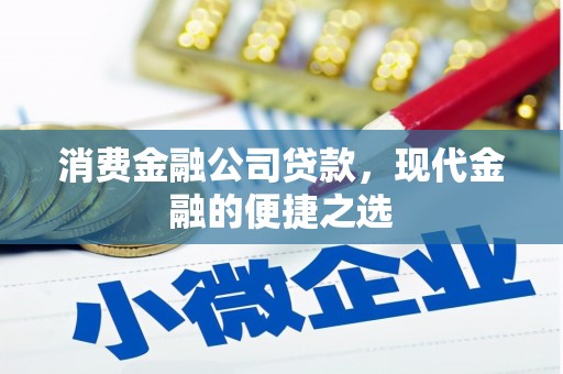 杭州消费金融公司贷款，现代金融的便捷之选
