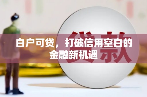 杭州白户可贷，打破信用空白的金融新机遇