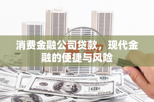 杭州消费金融公司贷款，现代金融的便捷与风险