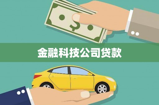 杭州金融科技公司贷款