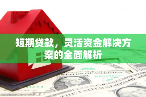 杭州短期贷款，灵活资金解决方案的全面解析
